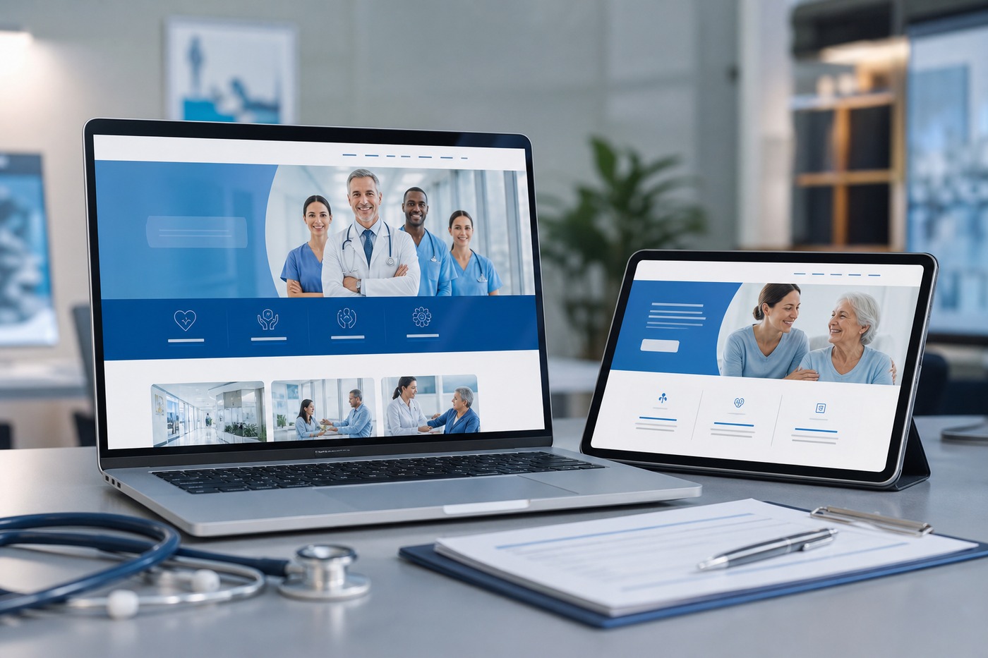 Healthcare Organization Landing Page